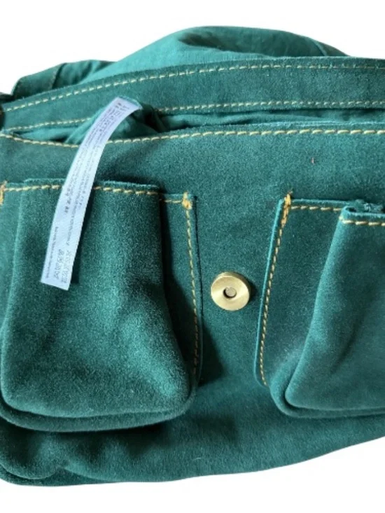 Free People Wylie Saddle Bag, NWOT, Green - Picture 3 of 7